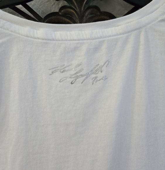 Karl Lagerfeld Love From Paris Graphic Tee - Picture 9 of 11
